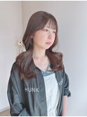 くびれレイヤー×ブラウンカラー