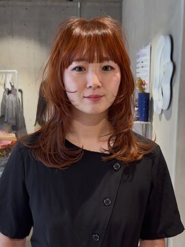 ヤーン(yarn.) layer/orange beige