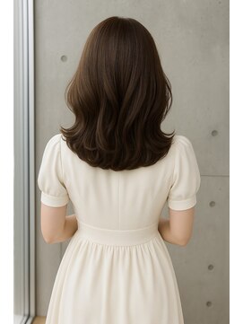 エル(LE) 【LE】美髪レイヤー/顔まわりレイヤー/くびれミディアムレイヤー