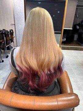 アンククロス 表参道(ANKH CROSS) ケアブリーチカラー/艶髪/エンドカラー