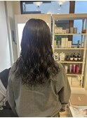 ロング×デジタルパーマ