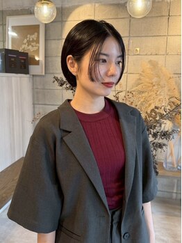 360度どこから見ても美しいシルエットを実現！洗練されたショートヘアで新しい自分に出会える◎