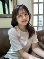 ベル 銀座5丁目店(Belle)&nbsp;メガネに似合うヘア、シースルーバング