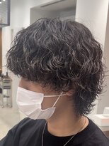 フィフス トウキョウ (fifth TOKYO) 渋谷波巻きツイストスパイラルパーマメンズカットマッシュウルフ