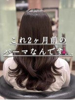 アピッシュ ギンザ(apish ginza)&nbsp;浅子小百合/半年間はパーマいらず、コテ巻き風パーマ
