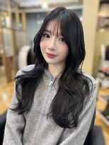 シエルバイアフロート(ciel by afloat)&nbsp;>>レイヤー 前髪顔まわりカット グレーブラック