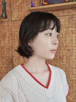 ノラ カマクラ(NORA kamakura)&nbsp;デジタルパーマニュアンスパーマボブパーマフレンチボブくびれ