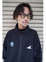 クオル キャスト 熊本(QOL×cast) 波巻きミディアムパーマ