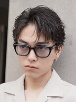 フィフス 大分(fifth)&nbsp;大分フェザーパーマメンズカットフェザーショートツーブロック