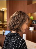 【大人エアリーウェーブボブ】