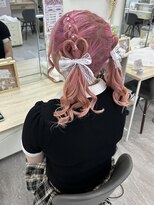 ベルデイズ 関内店(BELDAYS) 編み込みツインテール×ハートアレンジ