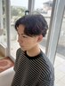 【新規★贅沢体験】カット+炭酸シャンプー+お顔剃り+泡エステ¥8250→¥6600