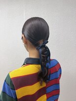 マーシュアトレ(marshu atre)&nbsp;*結婚式ヘア*タイトスタイル*編みおろし*