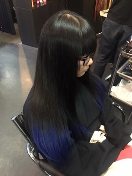 ゾーマ(ZOUMA) つや、毛先ブルー　ＴＲＩＣＫＳＴＹＬＥ☆