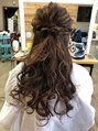 ヘアーセレクション ピーエムエー(HAIRSELECTION P. M. A) 結婚式お呼ばれヘアセット!ハーフアップでも華やかに☆