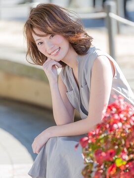 カルフール ロコ 草加西口店(Carrefour LOCO) ☆LOCO☆大きめカールで小顔効果絶大！大人女性オススメスタイル