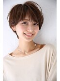 30代40代!耳かけで小顔センシュアルショート ベビーバング