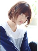 ☆Arlel 池袋☆毛先ワンカールのふわボブ