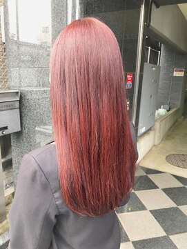 ヘアアンドメイク オプシス(Hair&Make OPSIS) ブリーチなしでも、鮮やかな”レッドカラー”♪