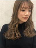 【ピュールヘア】【柳橋奈緒】ナチュラル無造作カール【見附】