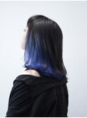 【GUEST_STYLE】Inner Blue   #インナーカラー#ホワイトアッシュ