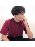 メンズパーマ×マッシュ
