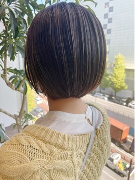 グーフィートーキョー 銀座(Goofy Tokyo) シークレットハイライト/艶髪ボブ/イルミナカラーオーシャン