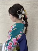 編みおろしアレンジ