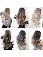 【プルエクステで叶うハイライト】コントラスト感◎理想のハイライトStyleに。