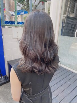 ジオ 国分寺(the O's) 黒髪/前髪パーマ/グレーベージュ/レイヤーロング/インナーカラー