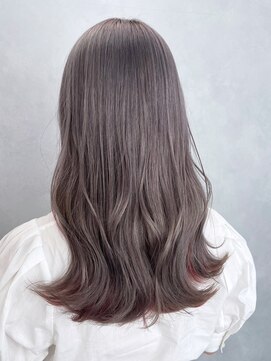 アイティー バイ アルバム 浦和店(IT by ALBUM) グレージュ_レッドブラウンハッシュカットフルバング_ba472091