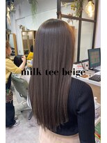 シャルムバイケンジ(Charm.by KENJE)&nbsp;【ミルクティー】銀座/似合わせカット/トリートメント/カラー