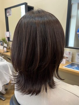 アルター(aL ter) ［切りっぱなしボブ/エアリーロング/美髪/ピンクブラウン/鎌取］