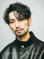 オーシャントーキョーオーバー 渋谷(OCEAN TOKYO OVER)&nbsp;波巻きスパイラルマッシュセンターパート大人メンズヘア