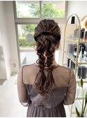 【racic】お呼ばれヘアツインポニーテール