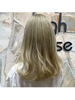 ナチュラルハイセンス 本店(natural high sense) ホワイトベージュ×ミディアム◇町屋/似合わせカット