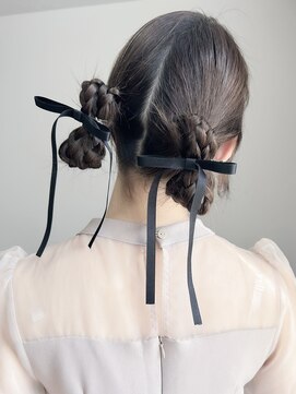 シェノン 心斎橋(CHAINON) ヘアアレンジ/お呼ばれスタイル/卒業式/カチモリ/韓国ヘア