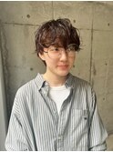 マッシュ×パーマ