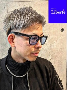 サロンリベルテ(salon Liberte)の写真/メンズのスペシャリストが創る<メッシュカラー>でワンランク上のオシャレ髪に!カット+メッシュカラー¥11000