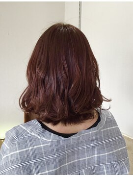 ヘアーズファイン(hair's fine) 20代30代大人可愛い透明感ピンクブラウン