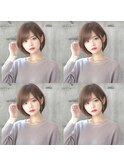 韓国風ナチュラルボブ