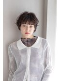 くしゃっとしたショート