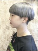 magiyhair/下北沢/西部笑/刈り上げシルバーマッシュ