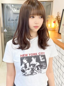 ノア 四条大宮店(noah) レイヤー顔まわりレイヤーくびれミディアムレイヤー20代30代