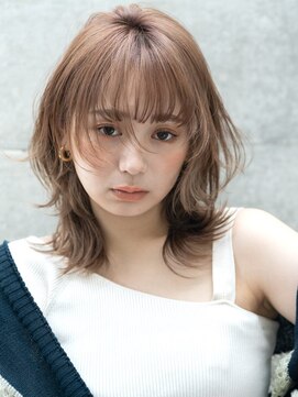 エミュ 表参道 青山(emu) 【emu井上信洋】ワンカールパーマでエアリールーズなゆるウルフ