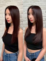 アンククロス 表参道(ANKH CROSS)&nbsp;【ビフォーアフター】エクステ/ナチュラルストレート/ロング