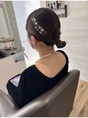 ピタッとタイトお団子/ヘアセット