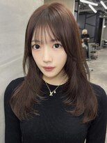 ジーナ 池袋(Zina) モカブラウン/レイヤーカット/韓国レイヤー/ブリーチなし/池袋