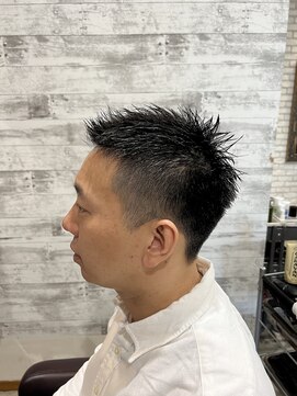 ディッシュ 五反田(dish) 五反田美容室//刈り上げベリーショート/さっばりメンズカット
