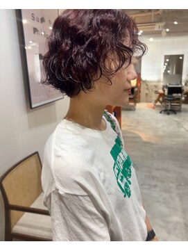 レス 伏見(LESS) [LESS 伏見/丸の内/栄/名古屋]暖色×ショートボブパーマ★大野